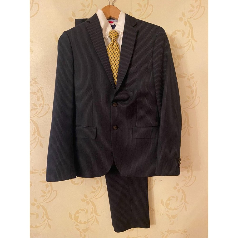 COPY - COPY - Boys Size 14 Ralph Lauren 2pc Blue Pin Stripe Suit